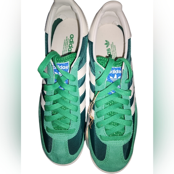 Unisex Adidas Green And White SL 72 RS Shoes - Picture 6 of 12